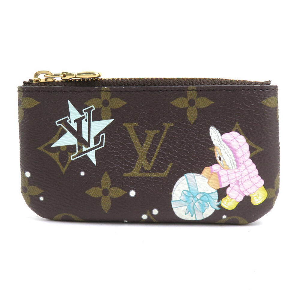 Louis Vuitton coin case Wallet Vivienne Monogram Pochette canvas brown